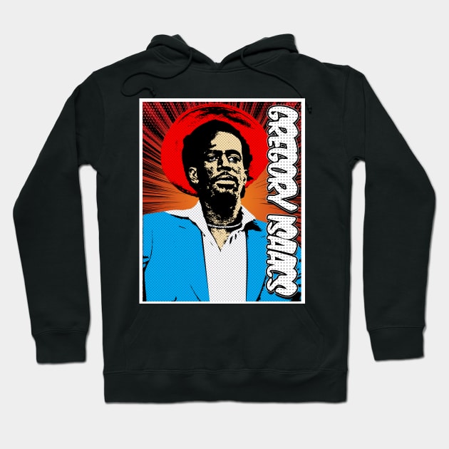 Gregory Isaacs Pop Art  Design Hoodie by Flasher